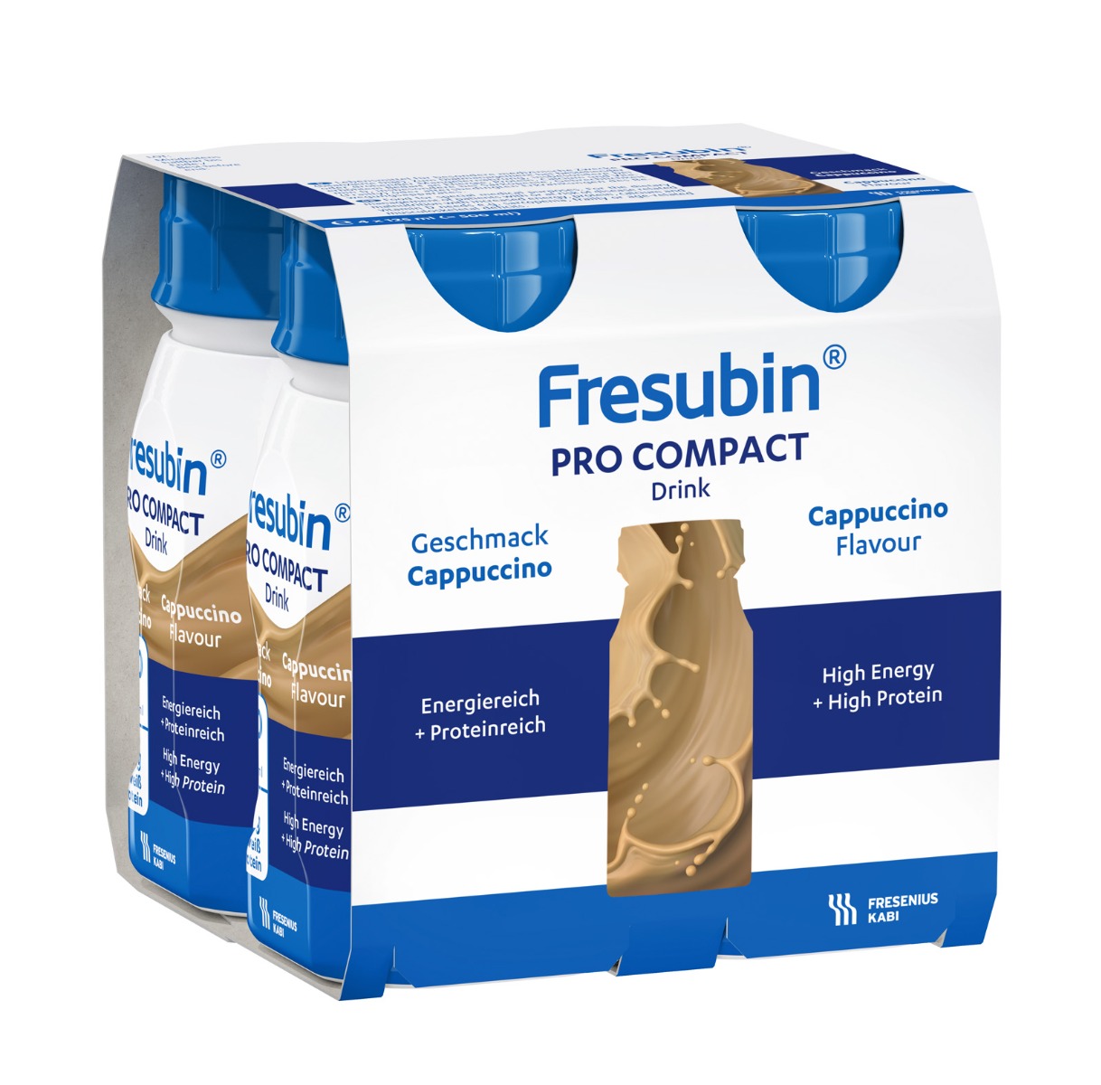 Fresubin PRO COMPACT DRINK s příchutí cappuccina 4x125 ml Fresubin