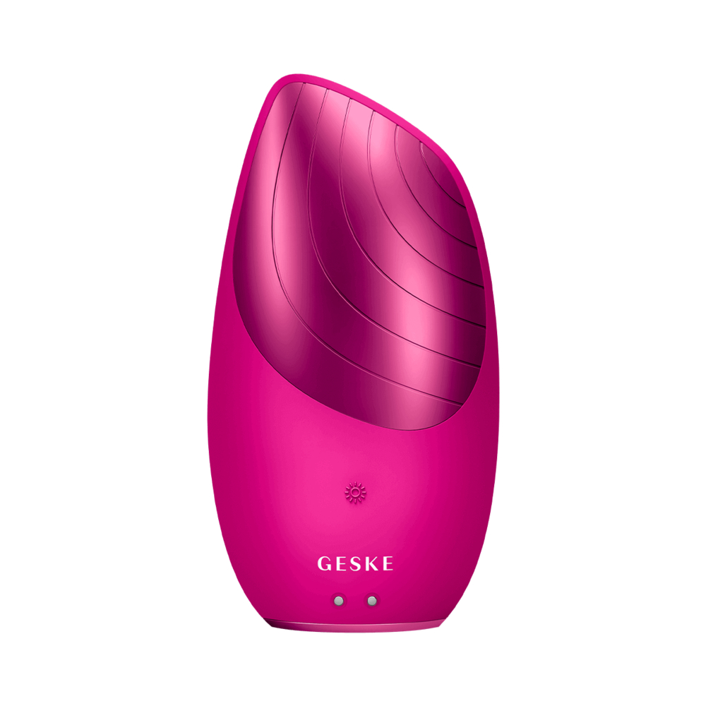 GESKE Sonic Thermo Facial Brush 6in1 sonický termo kartáček na obličej magenta GESKE