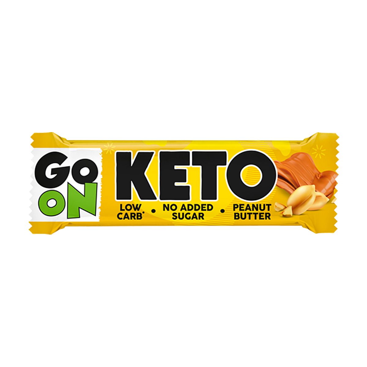 GO ON! KETO tyčinka arašídové máslo 50 g GO ON!