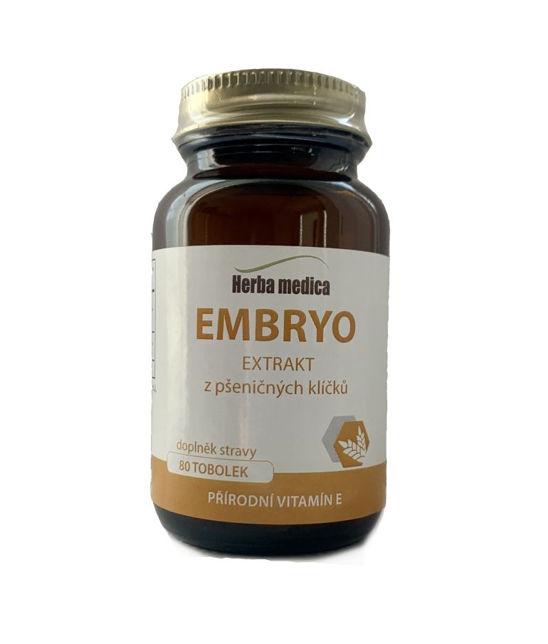Herbamedica Embryo Extrakt z pšeničných klíčků 80 tobolek Herbamedica