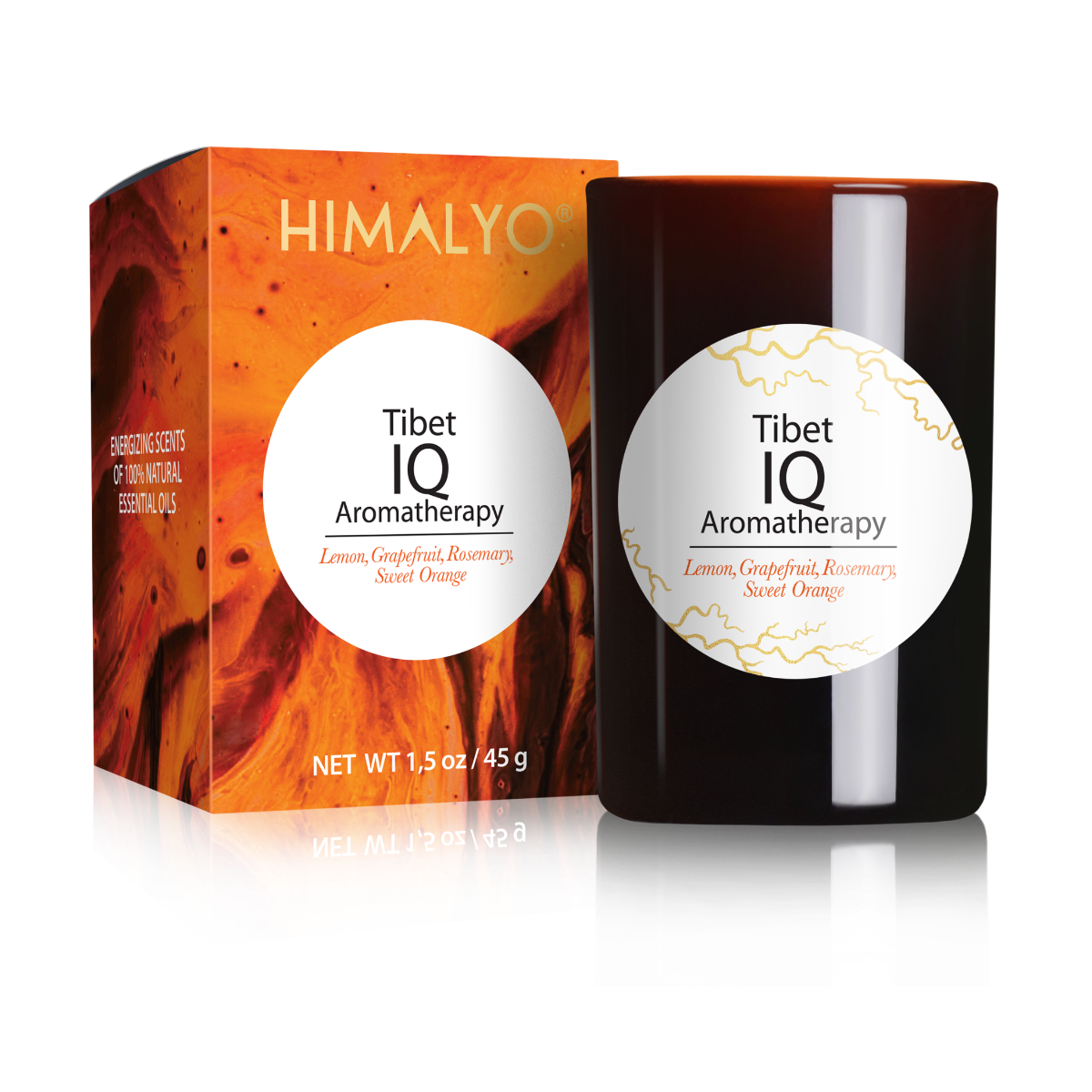 Himalyo Tibet IQ Aromatherapy Svíčka 45 g Himalyo