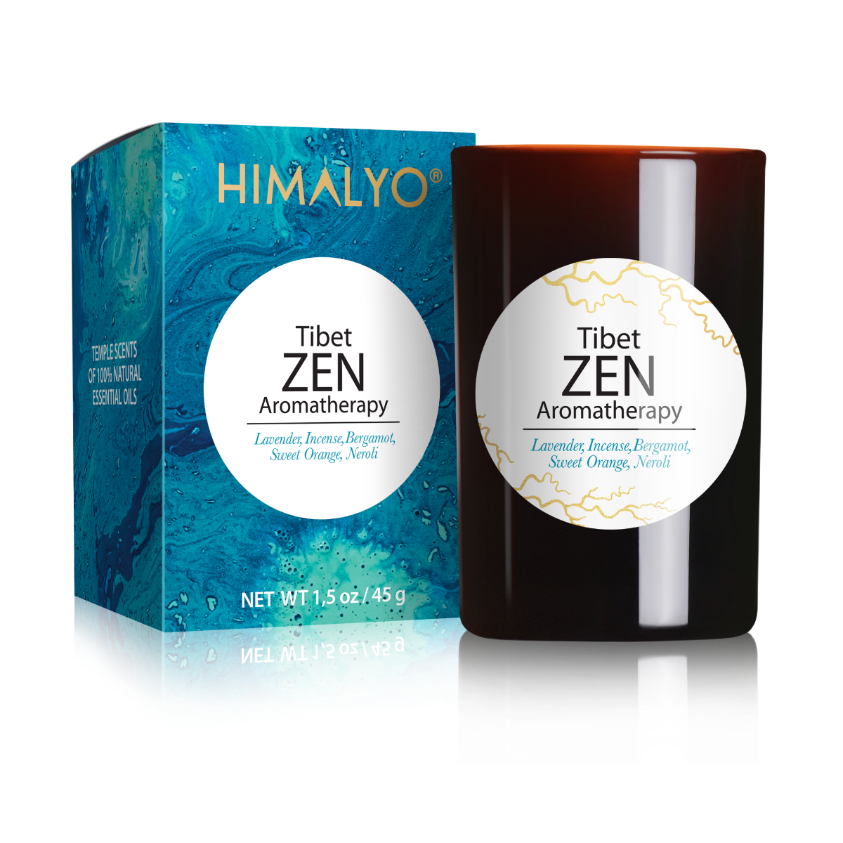 Himalyo Tibet ZEN Aromatherapy Svíčka 45 g Himalyo