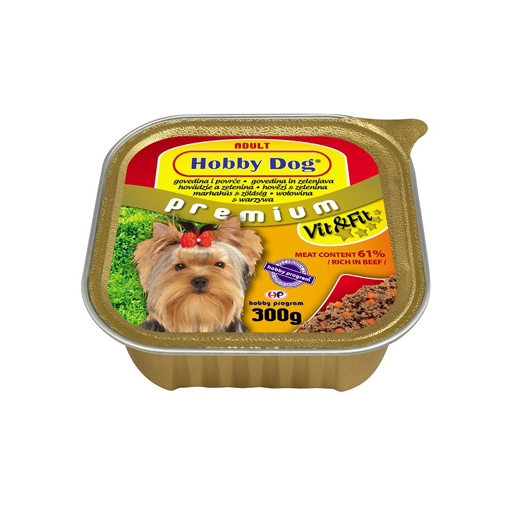 Hobby Dog Hovězí se zeleninou konzerva 300 g Hobby Dog
