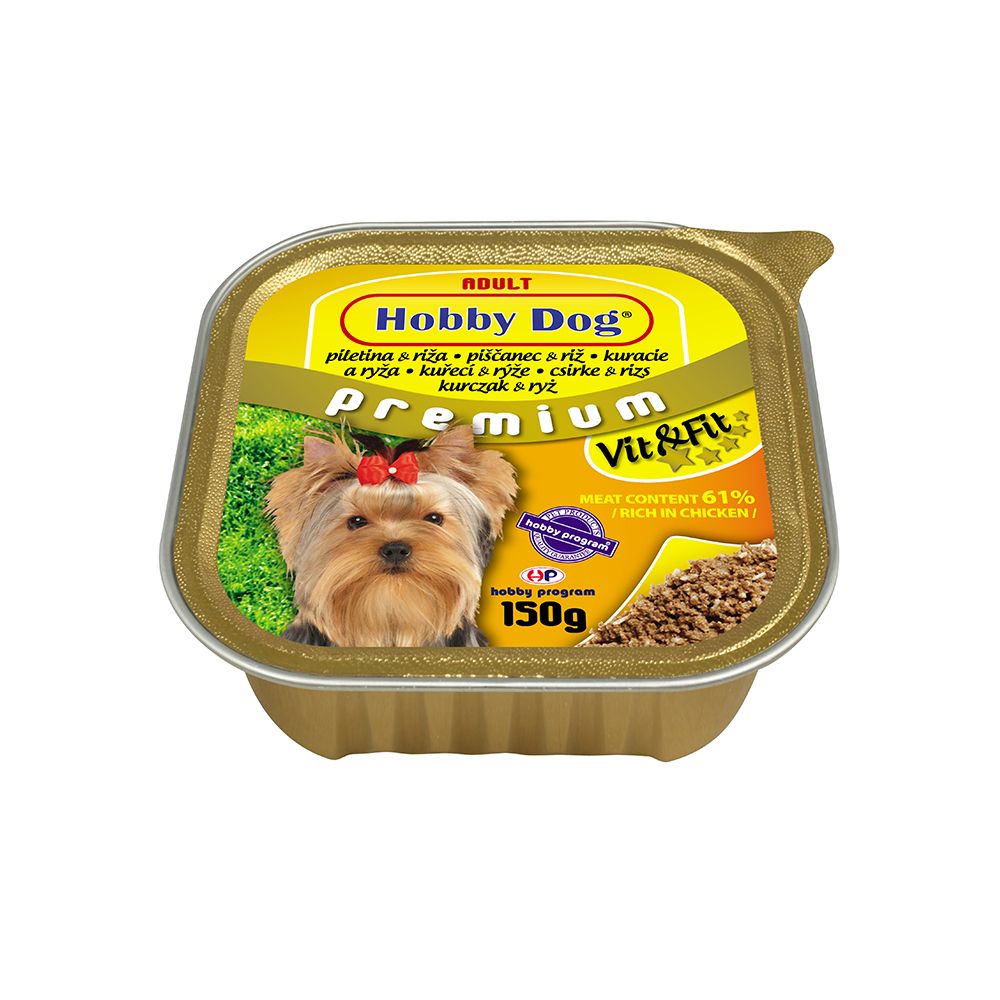 Hobby Dog Kuřecí a rýže konzerva 150 g Hobby Dog