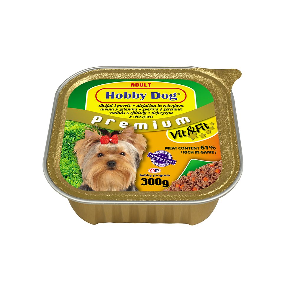 Hobby Dog Zvěřina se zeleninou konzerva 300 g Hobby Dog