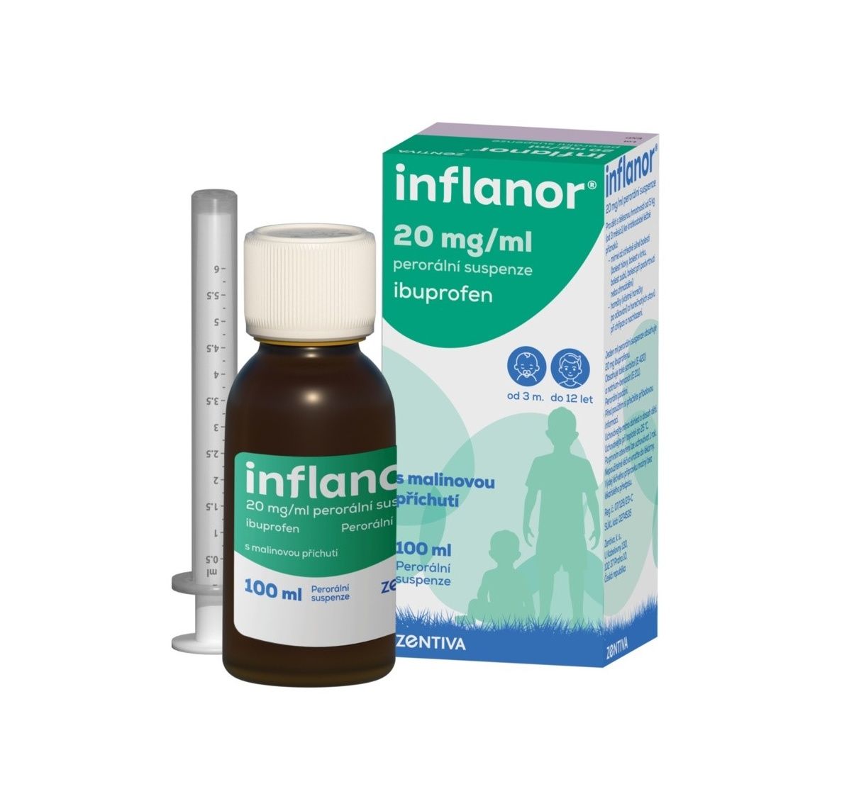 Inflanor 20 mg/ml perorální suspenze 100 ml Inflanor