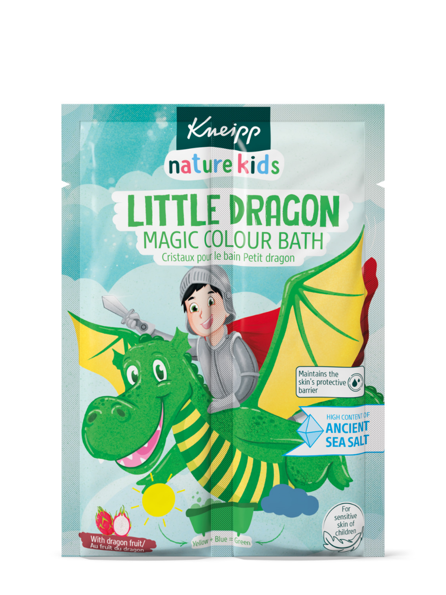 Kneipp Nature kids barevná sůl do koupele dračí síla 2x20 g Kneipp