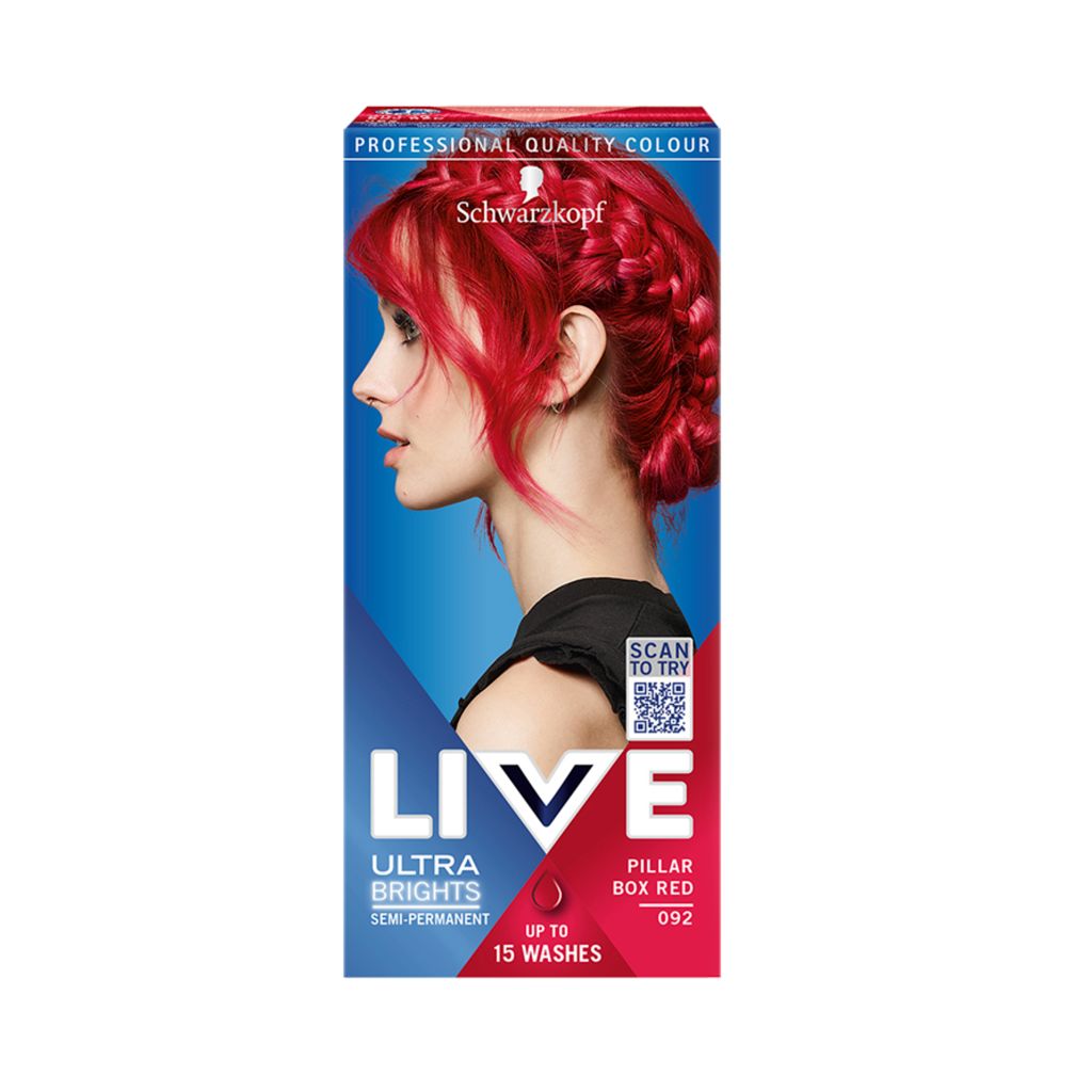 Live Ultra Brights Barva na vlasy 092 vášnivá červená 60 ml Live