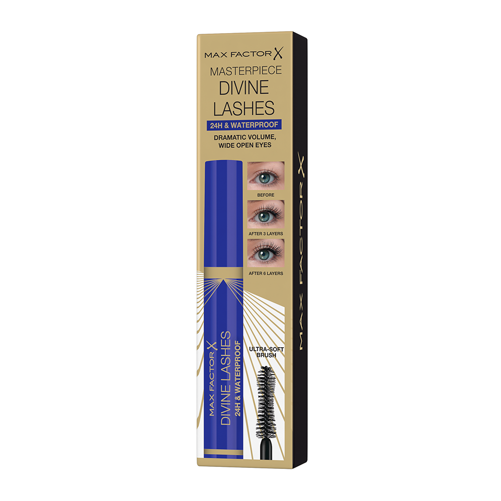 Max Factor Divine Lashes řasenka voděodolná černá 8 ml Max Factor