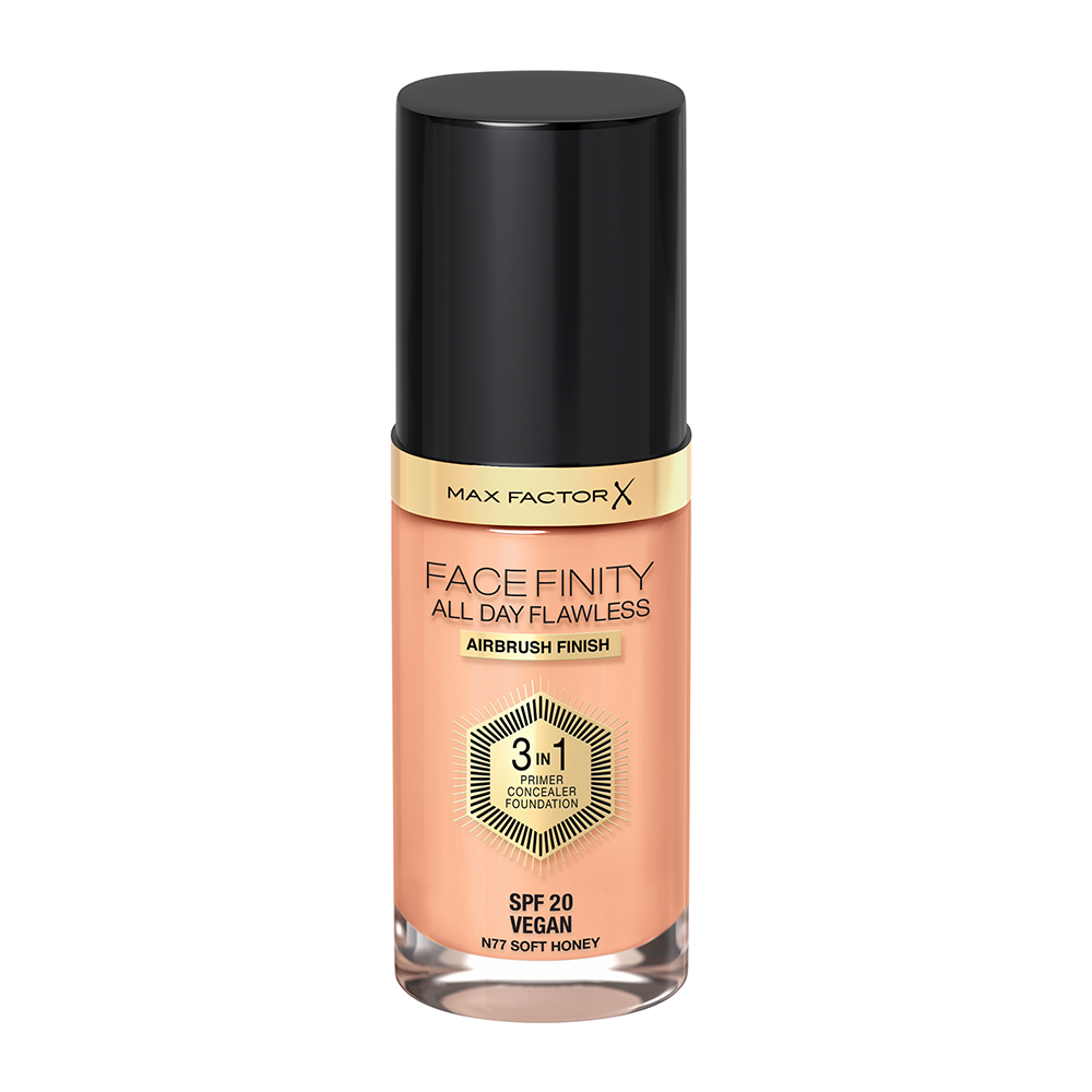Max Factor Facefinity All day Flawless 3v1 make-up 77 Soft Honey 30 ml Max Factor