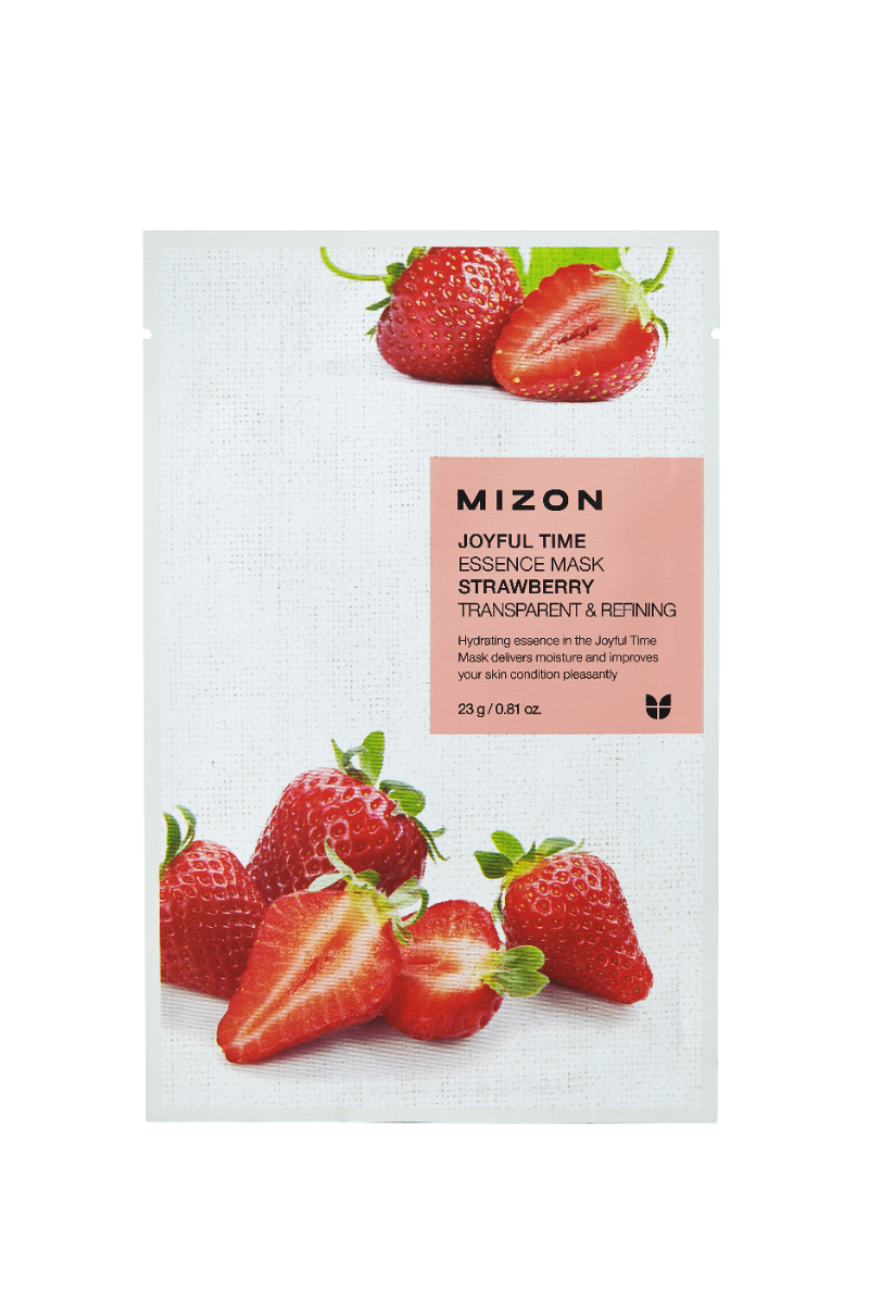 Mizon Joyful Time Essence Mask Strawberry pleťová maska 23 g Mizon