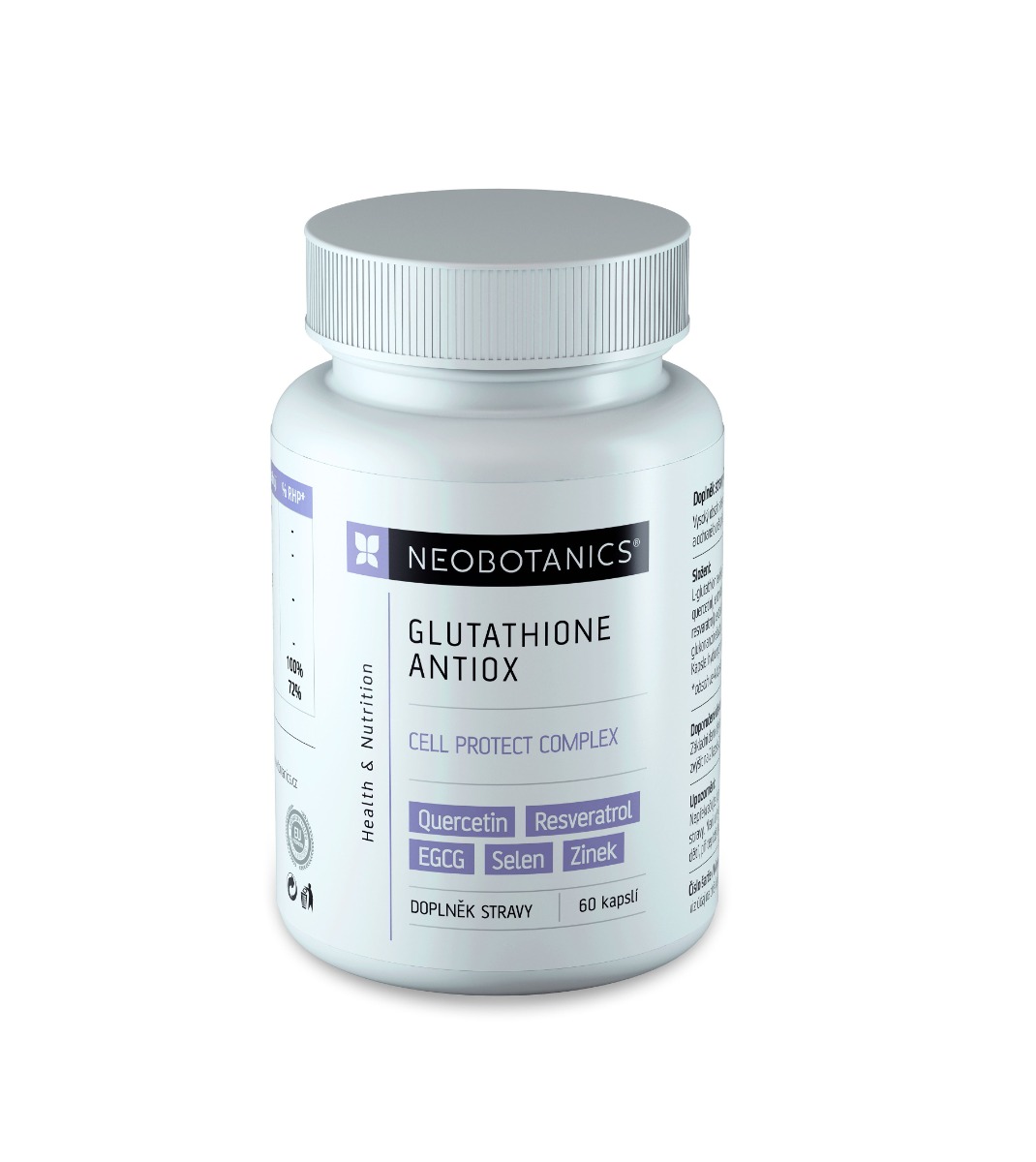 NEOBOTANICS Glutathione Antiox 60 kapslí NEOBOTANICS