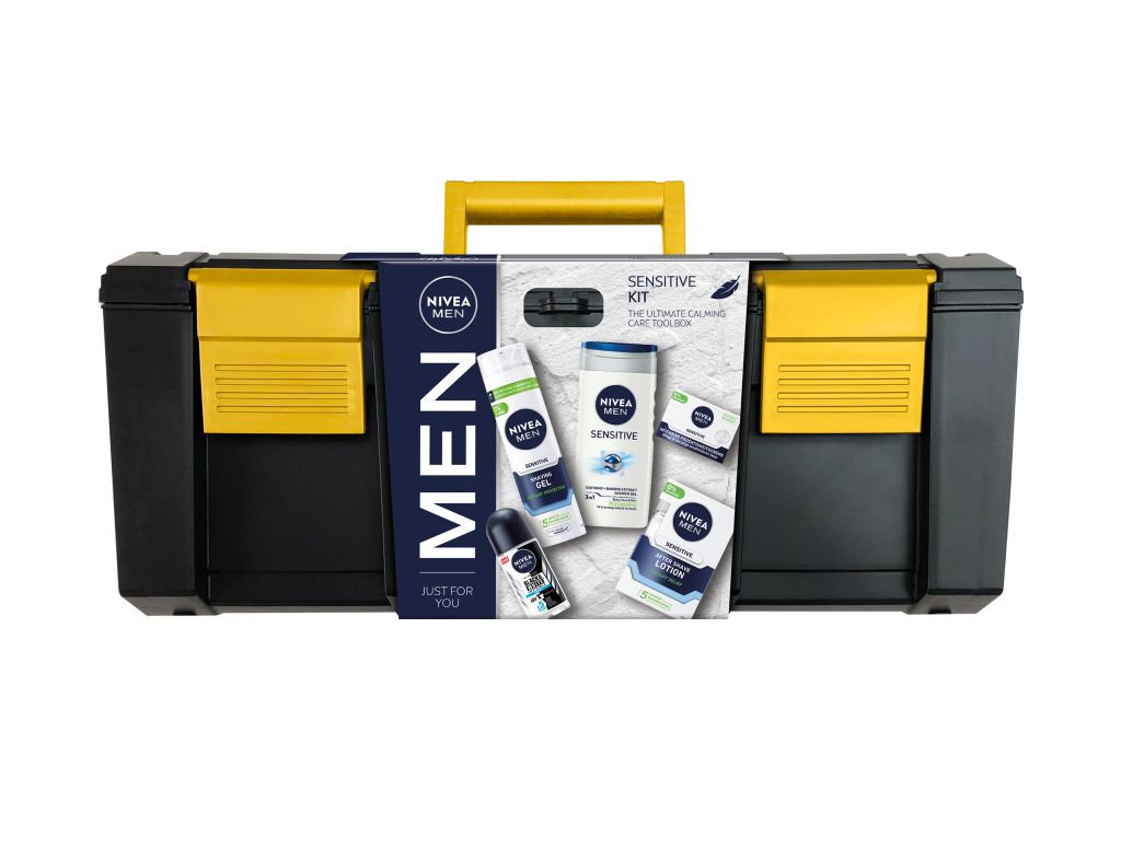 Nivea Men Toolbox Sensitive Kit dárkový set Nivea