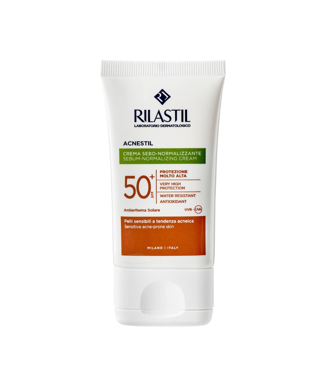 Rilastil Acnestil Ochranný krém na problematickou pleť SPF50+ 40 ml Rilastil