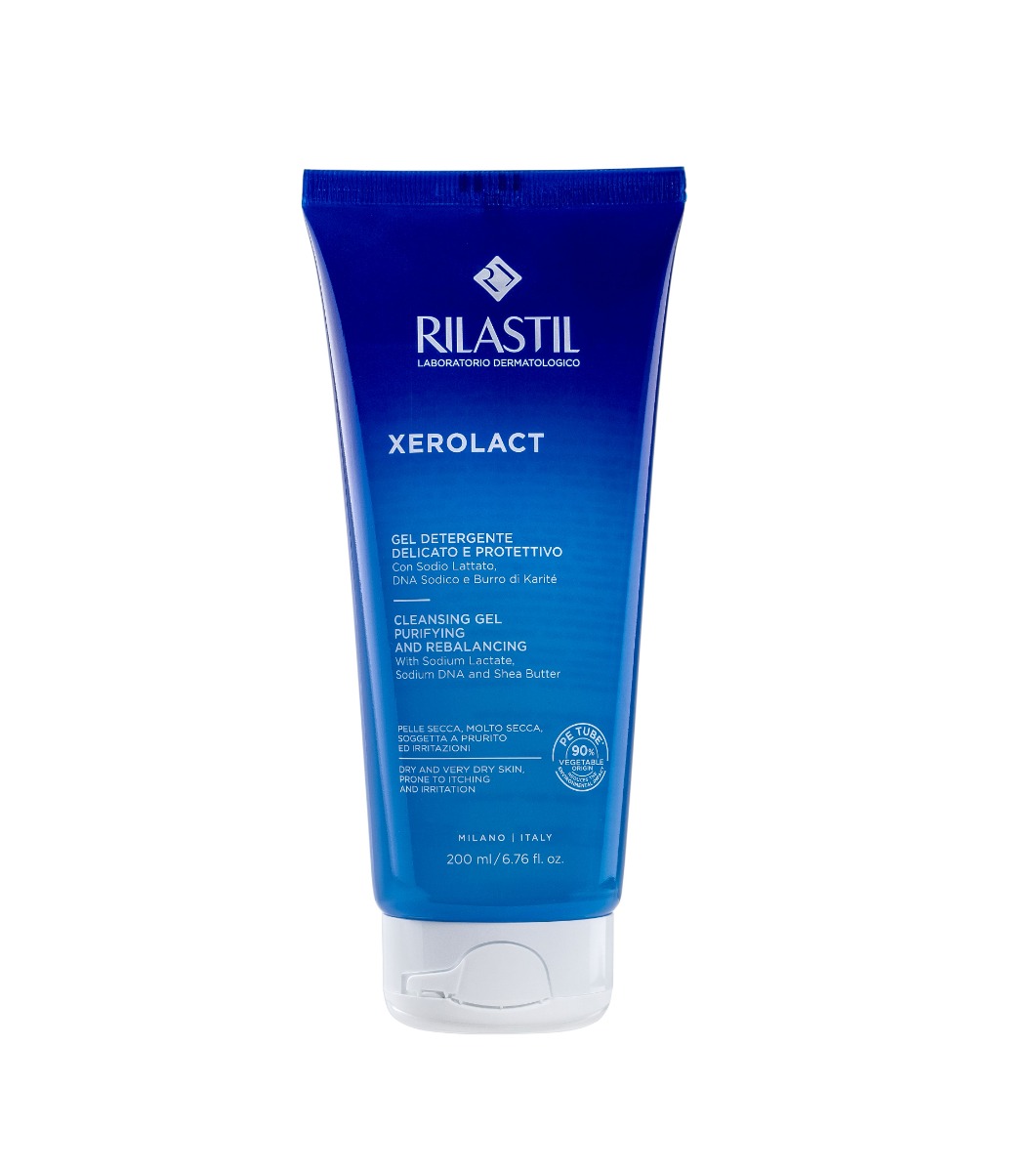 Rilastil Xerolact Čisticí gel na obličej a tělo 200 ml Rilastil