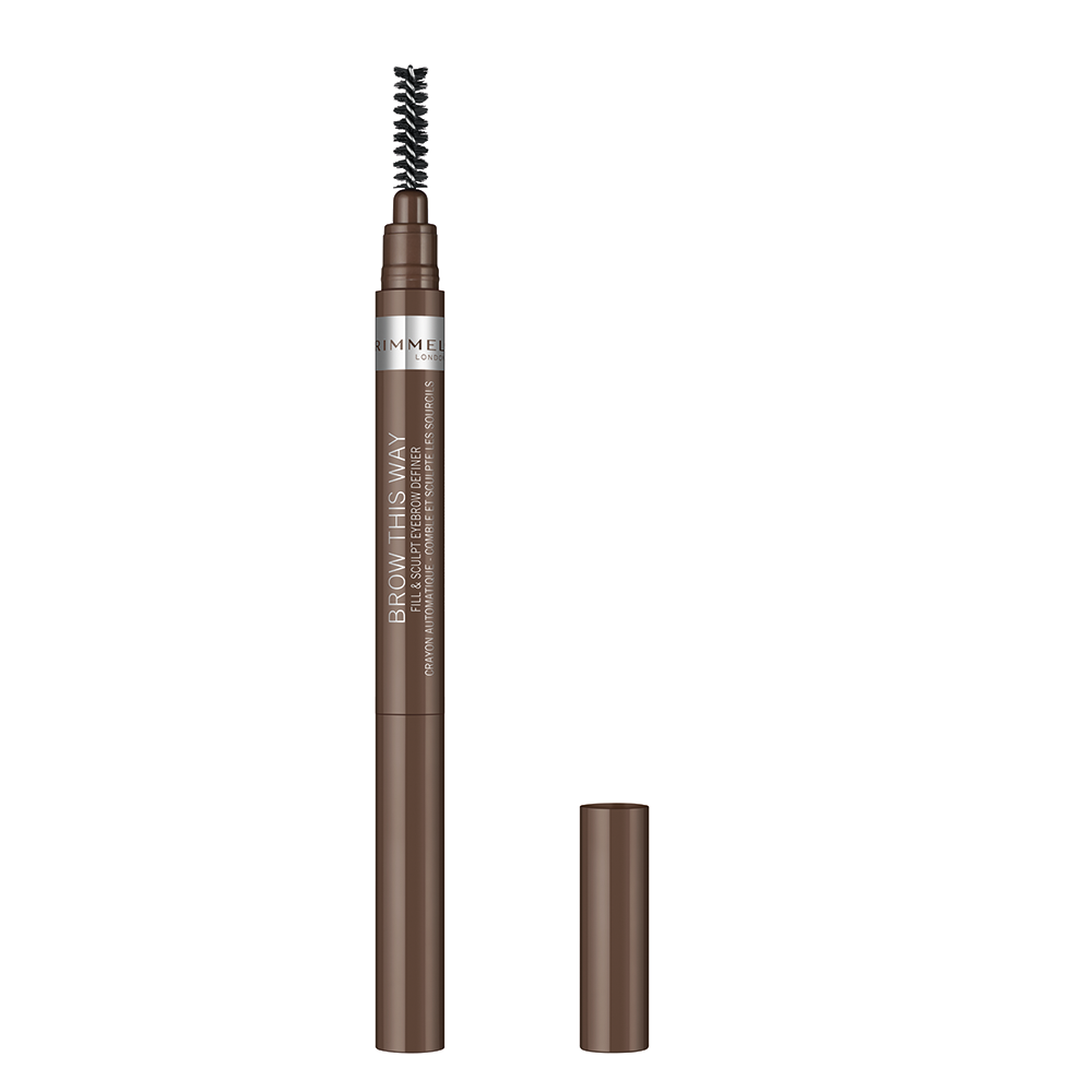 Rimmel Brow This Way Fill&Sculpt 002 tužka na obočí medium brown 0