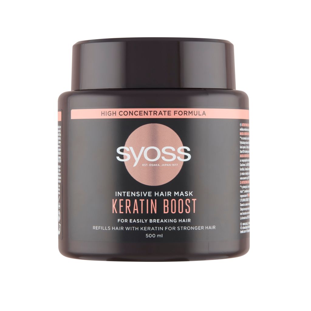 Syoss Keratin Boost intenzivní vlasová maska 500 ml Syoss