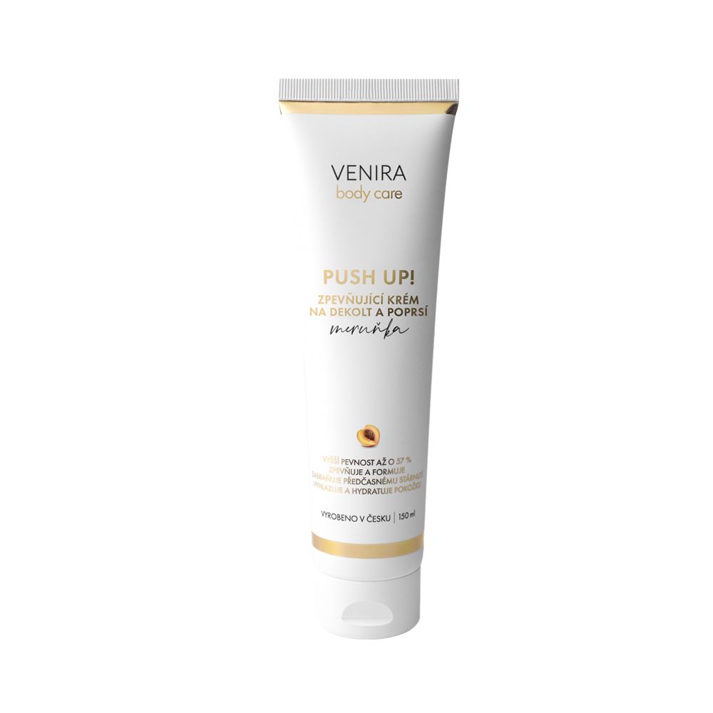 Venira Push-Up zpevňující krém na poprsí meruňka 150 ml Venira