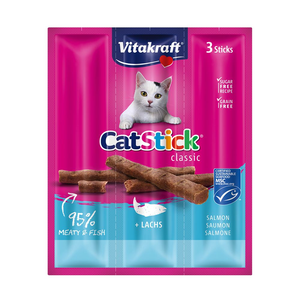 Vitakraft Cat Stick losos 3x6 g Vitakraft