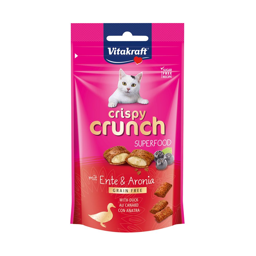 Vitakraft Crispy Crunch kachna a aronie 60 g Vitakraft