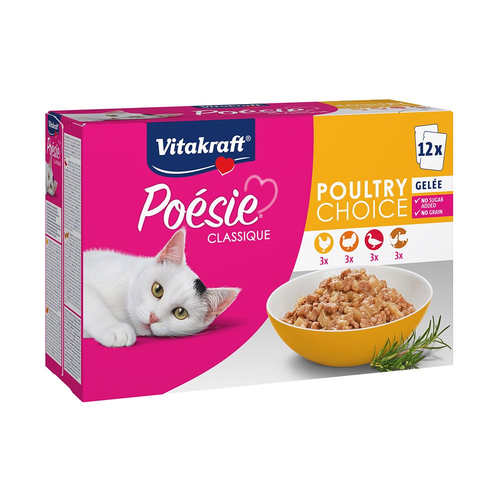 Vitakraft Poésie Classique Gelée drůbeží 12x85 g Vitakraft