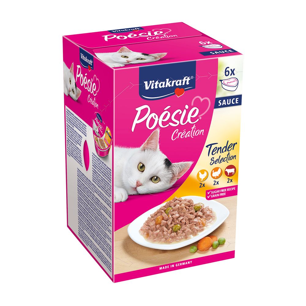 Vitakraft Poésie Création Sauce 6x85 g Vitakraft