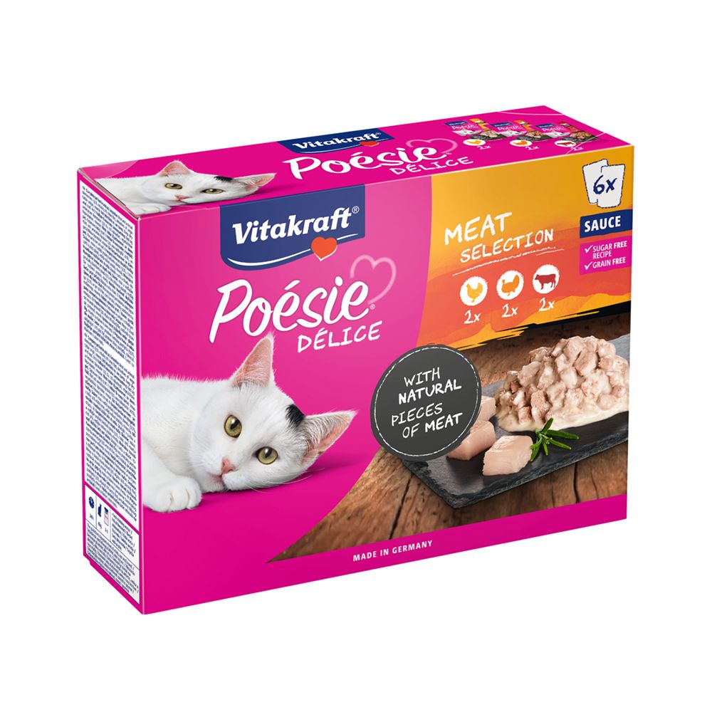 Vitakraft Poésie Délice Sauce masový 6x85 g Vitakraft