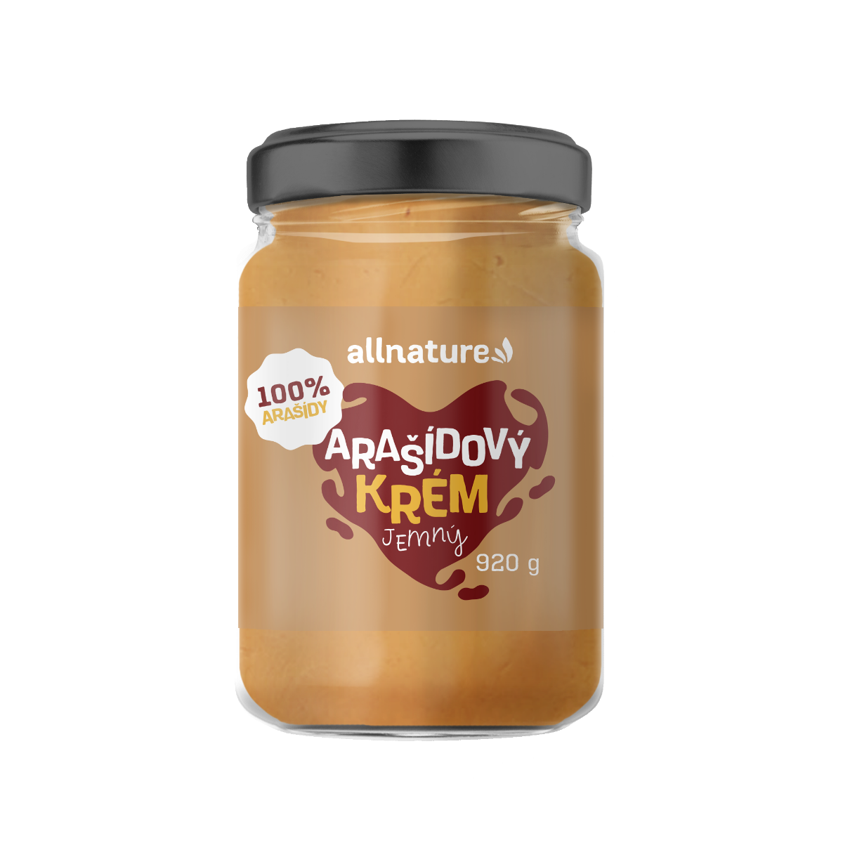 Allnature Arašídový krém jemný 920 g Allnature