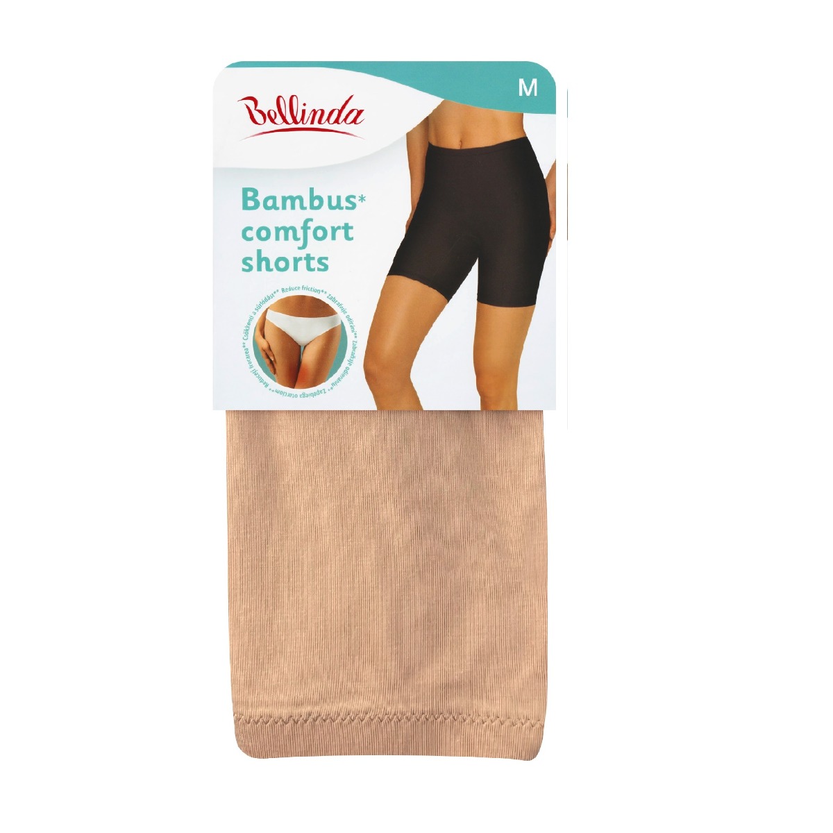 Bellinda BAMBUS Comfort Shorts vel. M dámské spodní šortky béžové Bellinda