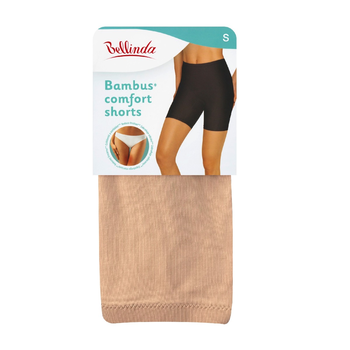 Bellinda BAMBUS Comfort Shorts vel. S dámské spodní šortky béžové Bellinda