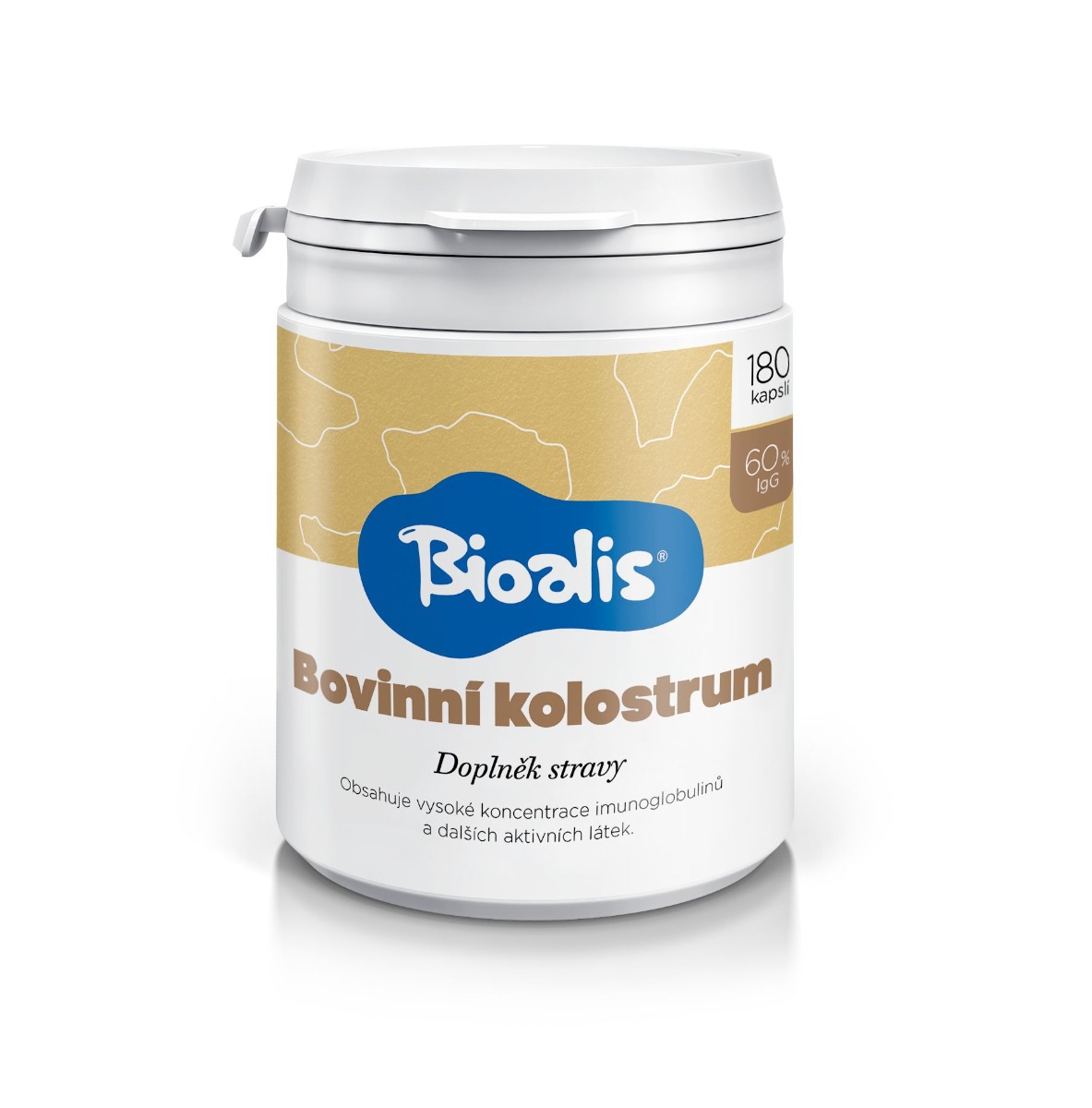 Bioalis Bovinní kolostrum 180 kapslí Bioalis