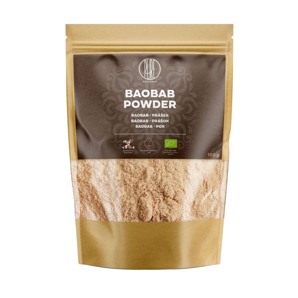 BrainMax Pure Baobab BIO prášek 100 g BrainMax Pure