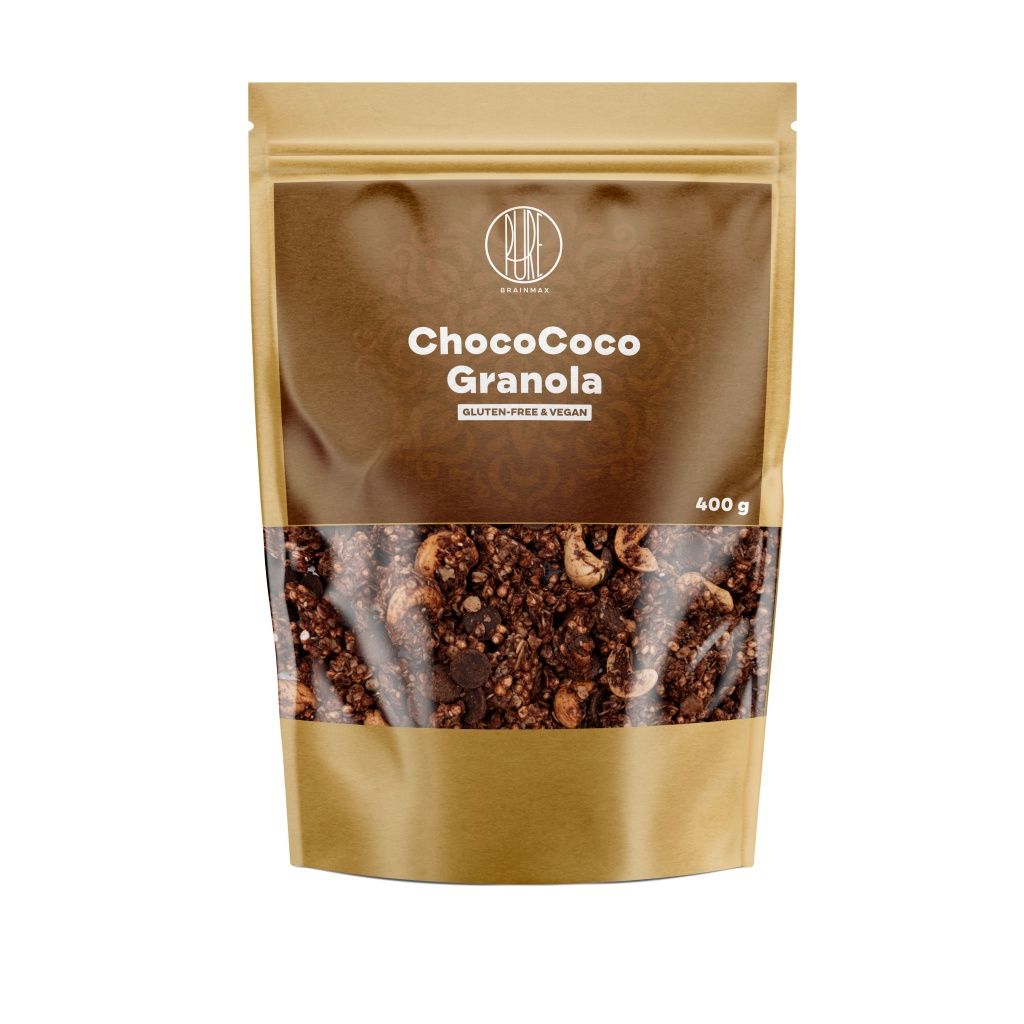 BrainMax Pure ChocoCoco Granola Čokoláda a kokos 400 g BrainMax Pure