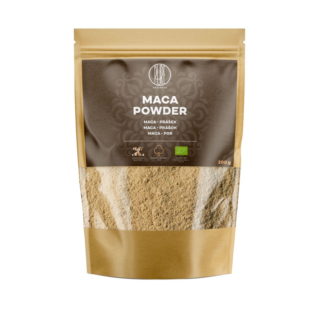 BrainMax Pure Maca BIO prášek 200 g BrainMax Pure