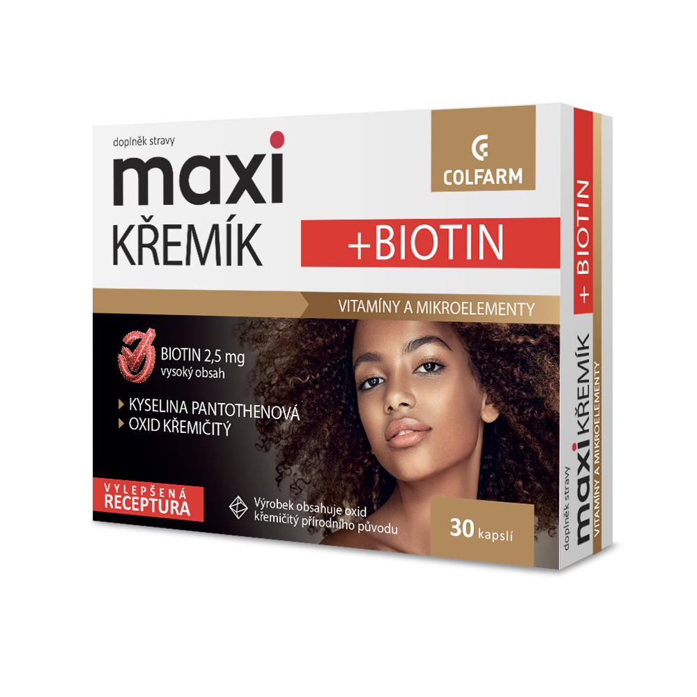 COLFARM Maxi Křemík+Biotin 30 kapslí COLFARM