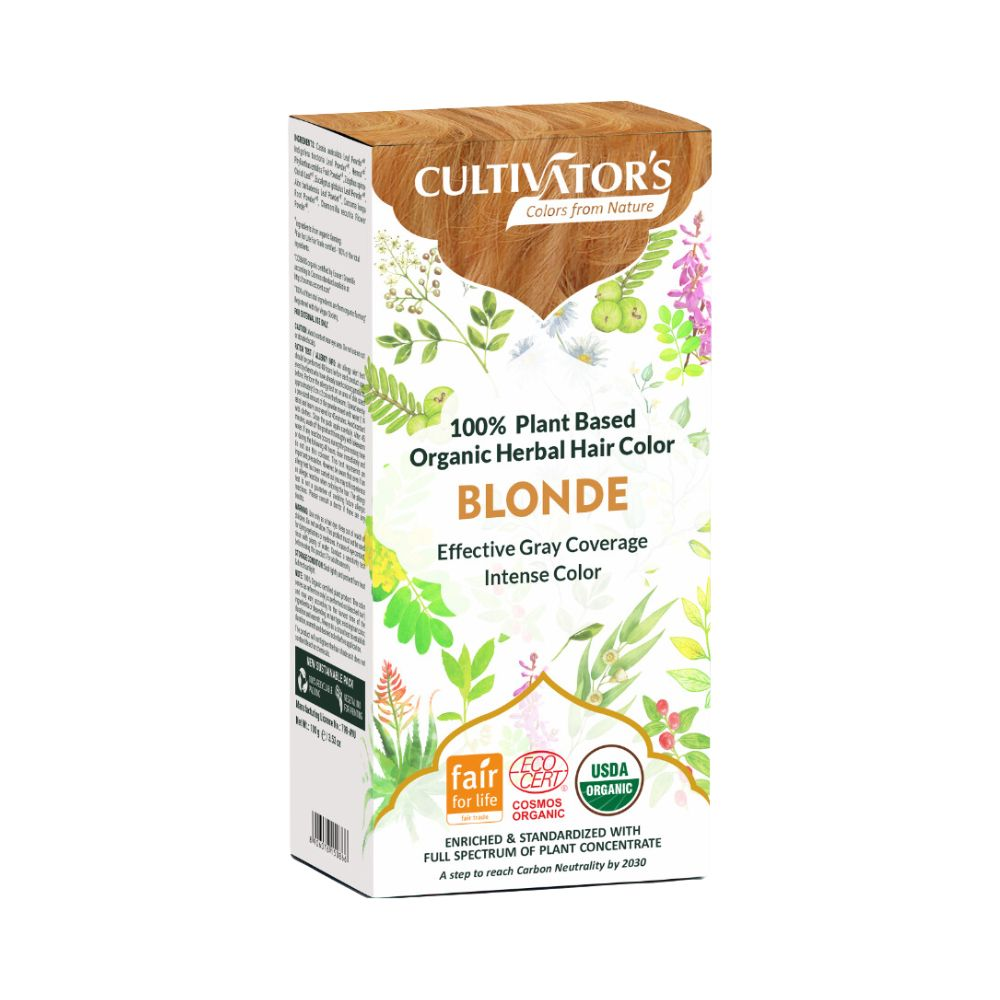 Cultivator Rostlinná barva na vlasy BIO 100 g blond Cultivator