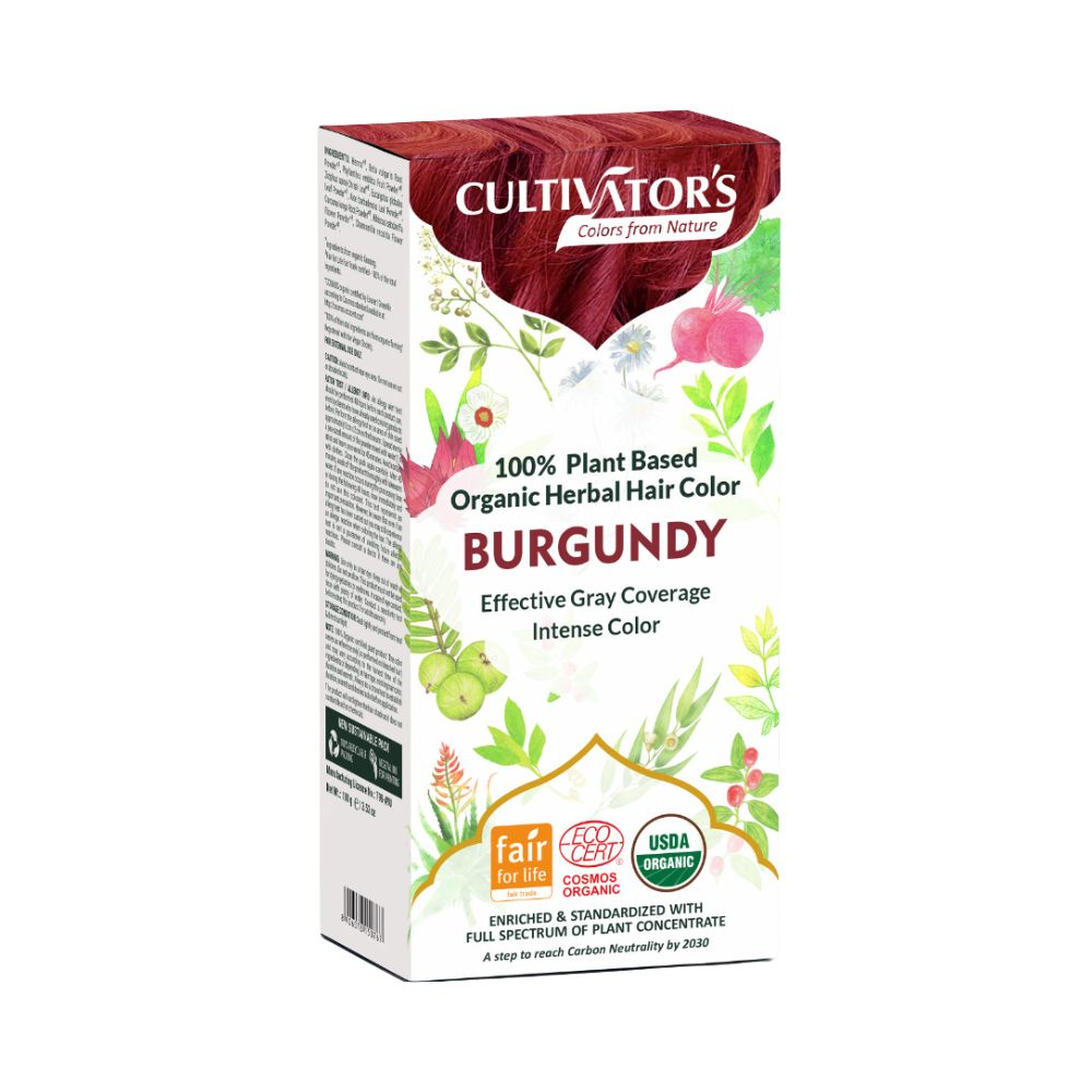 Cultivator Rostlinná barva na vlasy BIO 100 g burgundy Cultivator