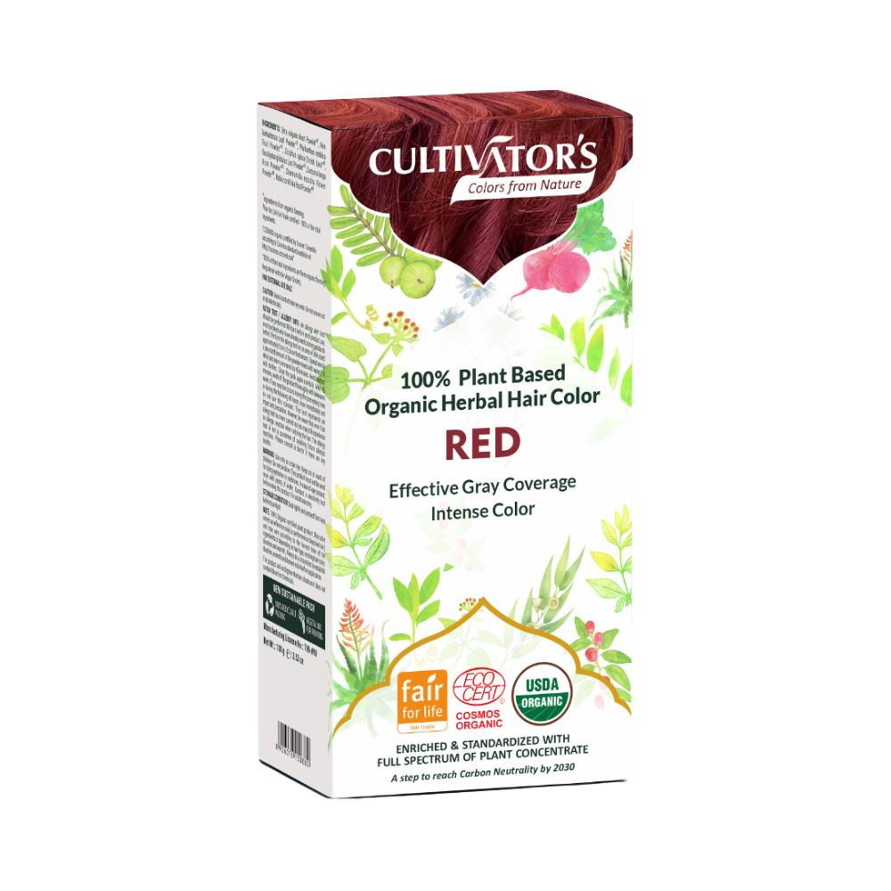 Cultivator Rostlinná barva na vlasy BIO 100 g červená Cultivator