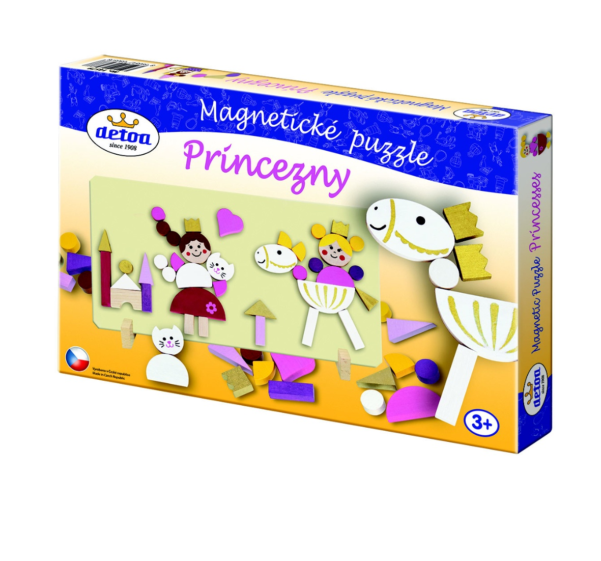 Detoa Magnetické puzzle Princezny 1 ks Detoa