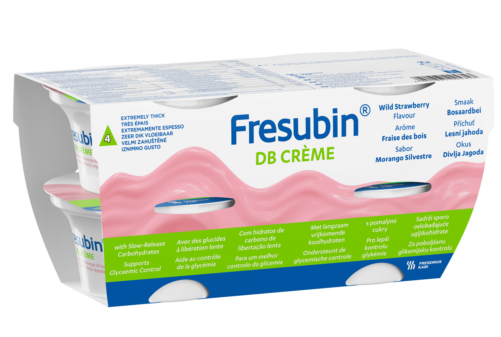 Fresubin DB CREME příchuť lesní jahoda 4x200 g Fresubin