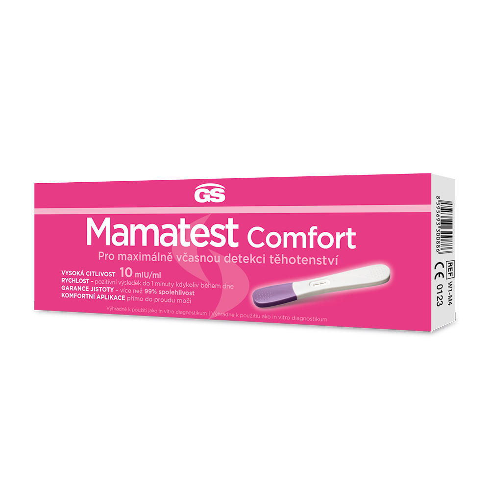 GS Mamatest Comfort těhotenský test 1 ks GS