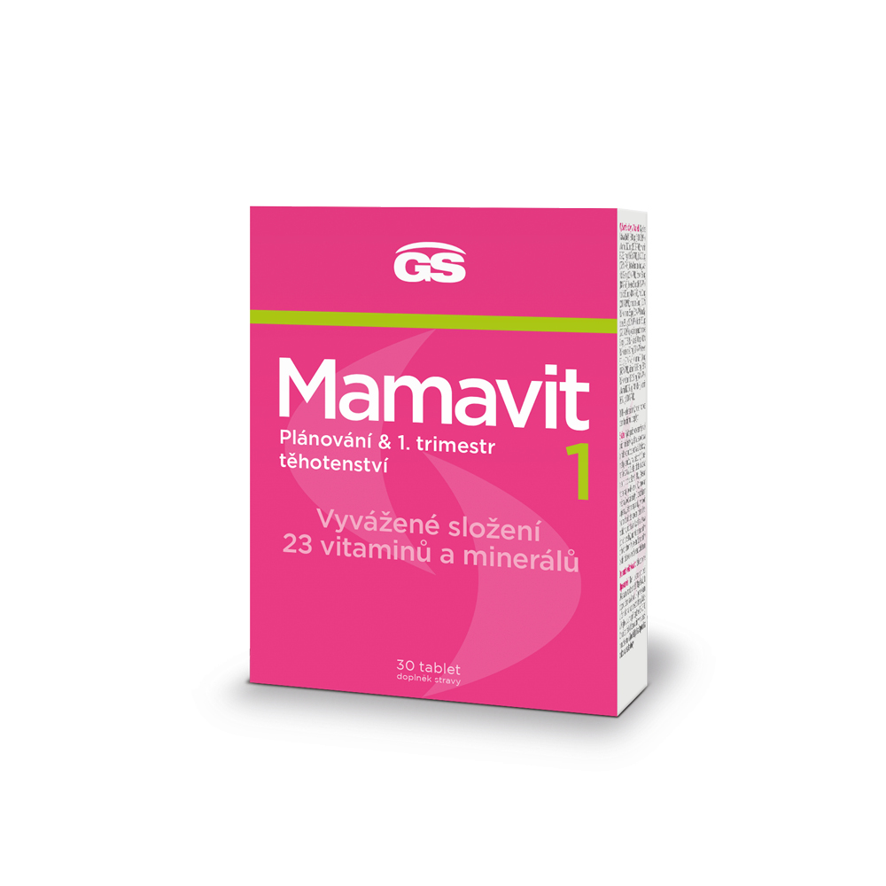 GS Mamavit 1 Plánování a 1. trimestr 30 tablet GS