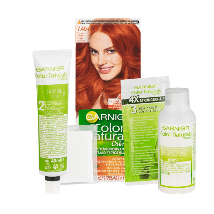 Garnier Color Naturals Permanentní barva na vlasy 7.40 vášnivá měděná Garnier