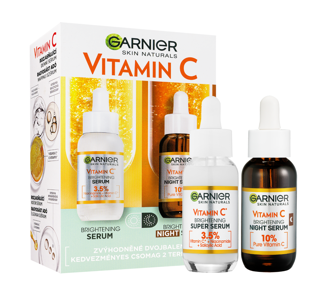 Garnier Vitamin C sada denního a nočního séra 2x30 ml Garnier