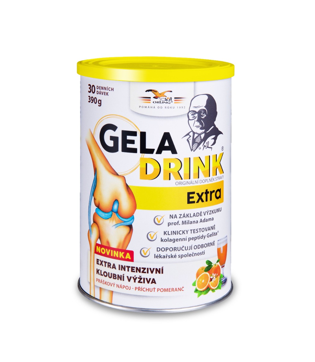 Geladrink Extra pomeranč práškový nápoj 390 g Geladrink