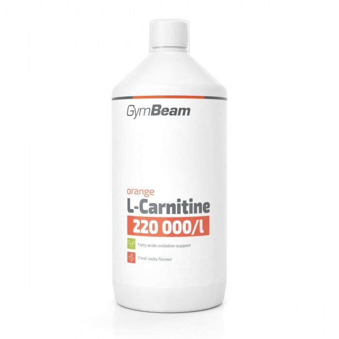 GymBeam Spalovač tuků L-Karnitin orange 1000 ml GymBeam