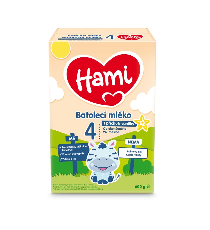Hami 4 s příchutí vanilky 600 g Hami