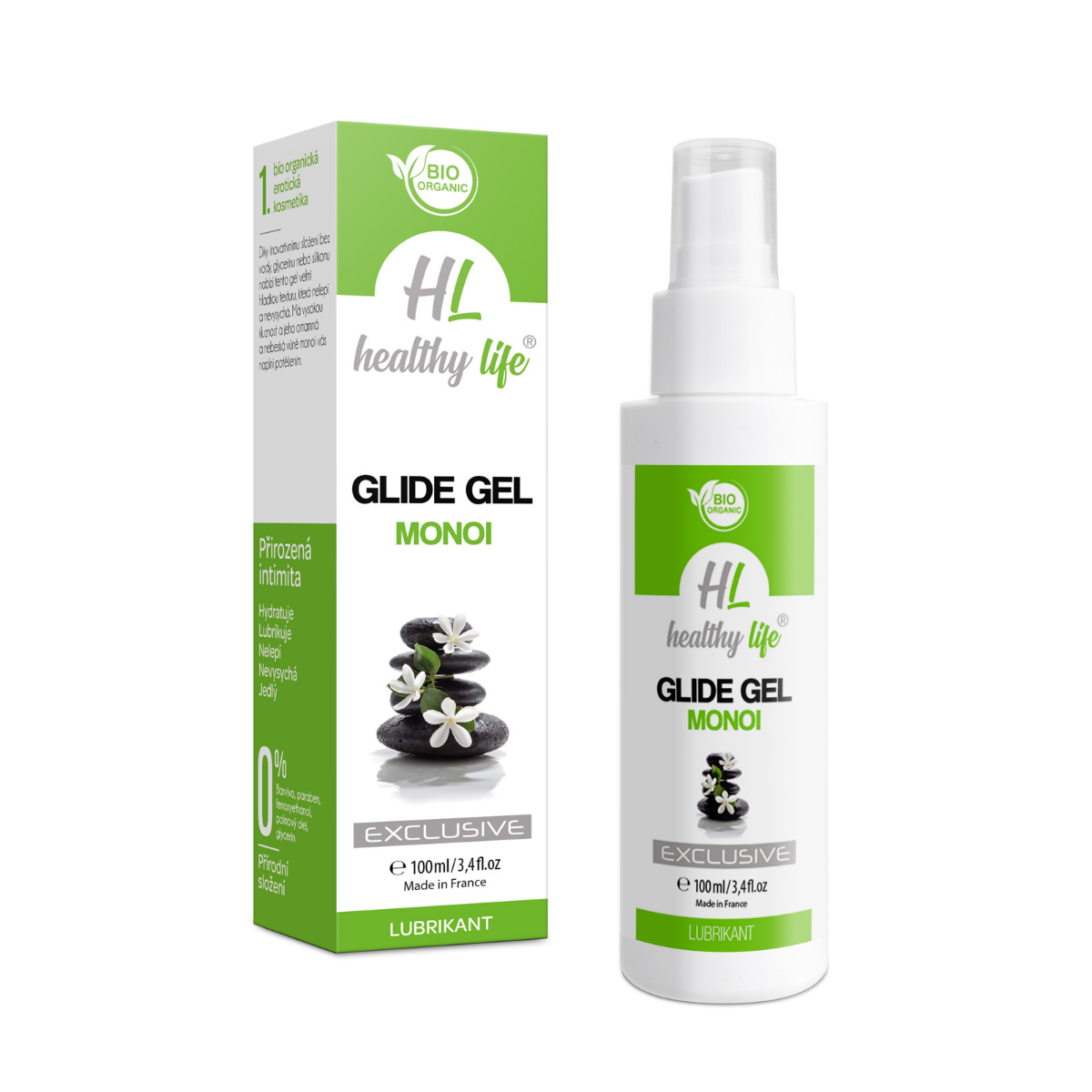 Healthy life Lubrikant Glide Gel Monoi 100 ml Healthy life