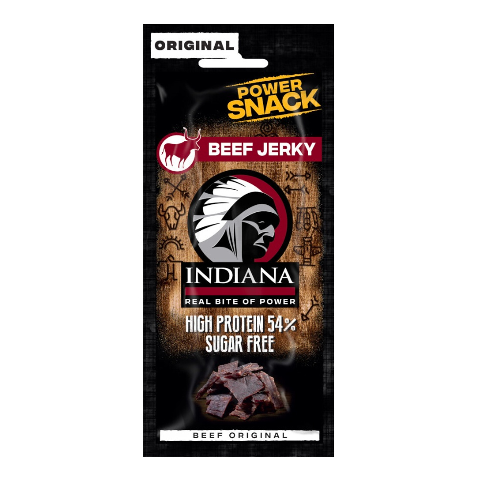 Indiana Jerky Beef Power Snack 12 g Indiana