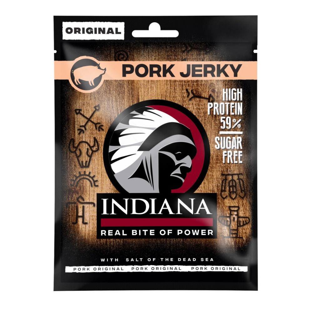 Indiana Jerky Pork Original 25 g Indiana